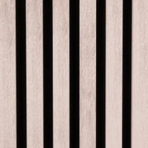 textured cream birch acoustic panel